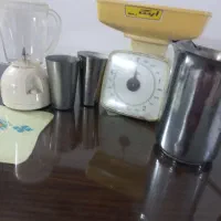 ترازوی اشپزخانه .پارچ‌ولیوان‌ ودیس..قندان وانگاره