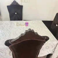 میزنهارخوری ۴ نفره قهوه ای سوخته