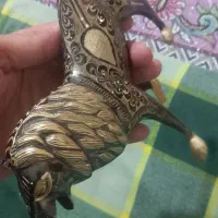 مجسمه برنجی خارجی شیر های میناکاری و اسب|مجسمه، تندیس، ماکت|چهارباغ, |دیوار