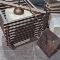 لوسترچوبی|لوستر و چراغ آویز|اهواز, سپیدار|دیوار