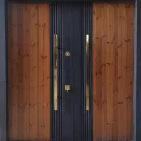 درب لابی تحویل فوری ضد سرقت چوبی در زد لابی ضدسرقت|مصالح و تجهیزات ساختمان|کرج, خرمدشت|دیوار