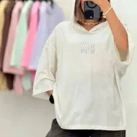 تیشرت‌باکسی کلاهدار