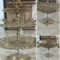 3عدد برنز میوه. آجیل. شیرنی دکوری یا تزعینی