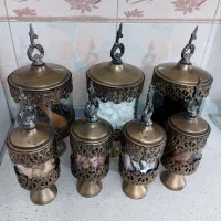 سرویس کامل آنتیک (پیوتر)|ظروف سرو و پذیرایی|قرچک, شهرک طلائیه|دیوار