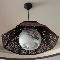 لوستر چوبی شیک