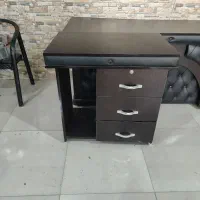 میز بزرگ مدیریت ال کشودار نونو و 6عدد صندلی|دفتر کار|خرم‌آباد, |دیوار