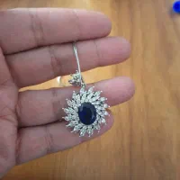 گردنبند نقره با نگین اصلی|جواهرات|سبزوار, دانشگاه آزاد|دیوار