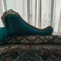 مبل شزلون سلطنتی خوش رنگ و تمیز