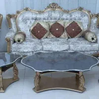 مبل استیل ۹نفره سلطنتی در حد نو