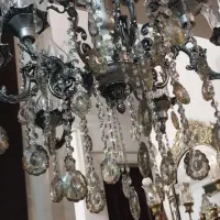 تک لوستر تمام برنزی سیلور ده شعله با طراحی عالی|لوستر و چراغ آویز|همدان, |دیوار