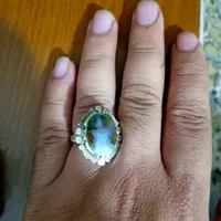 انگشتر نقره شجر با تصویر شمع روشن|جواهرات|فولادشهر, B2|دیوار