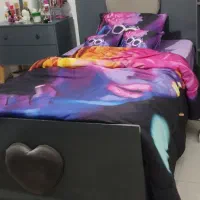 تخت وکتابخانهو میزتحریر|تخت و سرویس خواب|زاهدان, |دیوار