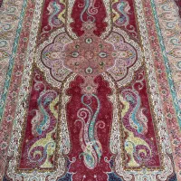 فرش ابریشم گونه ۶ متری ماشینی