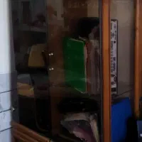 دکور چوبی شیشه ای|کتابخانه، شلف، قفسه‌های دیواری|خمینی‌شهر, |دیوار