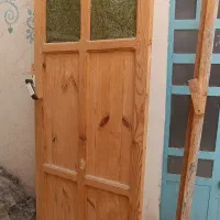 درب چوبی سرویس