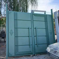 درب حیاط آماده