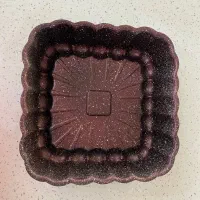 قالب کیک و ته چین مدل شارلوت مربع گرانیتی