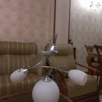 لوستر سه شاخه استیل