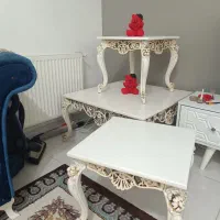 حراج لوازم میز۳تیکه نووصندلی چرخدارواواژور|مبلمان خانگی و میز عسلی|رشت, سعدی (تختی)|دیوار