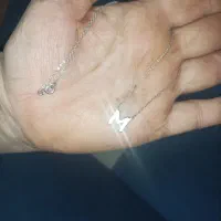 زنجیر پلاک نقره m