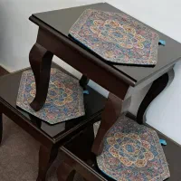 جلو مبلی و ۳ عدد میز عسلی