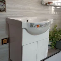 کابینت روشویی PVC ضد آب با سنگ روشویی