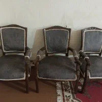 مبل تکی جنس چوب سالم