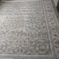فرش گل ابریشم مشهد ۱۲۰۰ شانه ۳۶۰۰ تراکم