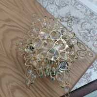 چراغ خواب دیواری سه شعله دون کریستال طرح ستاره