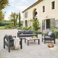 ست پنج نفره مبلمان فضای باز طرح مدرن