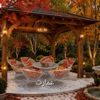 صندلی ویلایی-طرح بامبو-مبلمان باغی عمارت