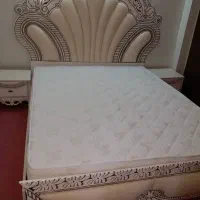 تخت دونفره درحد نو mdf