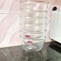 کاسه بزرگ بلور نو فقط۱۹۰ت نصف قیمت ارزان۶تا تخفیف