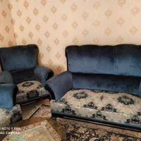مبلمان راحتی ۷ نفره همراه با میز ناهارخوری|مبلمان خانگی و میز عسلی|تهران, باغ فیض|دیوار