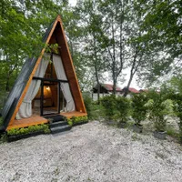 اجاره کلبه چوبی وارش در ساحل زیبای رامسر