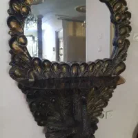 آینه کنسول طرح طاووس