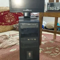 کیس و مانیتور وکیبورد و موس باهم