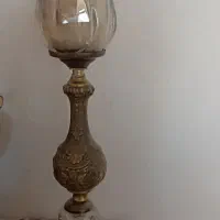 لاله برنز قلمکاری قدیمی