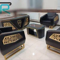 مبلمان نیم ست فوم اسفنج پایه چوبی تشک دوبل پذیرایی|دفتر کار|گرگان, |دیوار