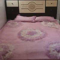 تخت خواب دونفره با تشک نو