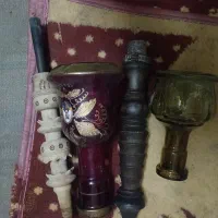 ۲عددتنه وشیشه خالی قلیان