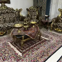 مبل در حد نو با ناهارخوری|مبلمان خانگی و میز عسلی|سیرجان, |دیوار