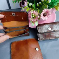 جاکارتی دستدوز با چرم طبیعی گاوی مدل تاشو|کیف، کفش، کمربند|اردبیل, |دیوار