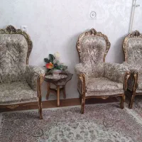 مبل ۹ نفره کاملا سالم جنس چوب راش خیلی محکم|مبلمان خانگی و میز عسلی|میانه, |دیوار