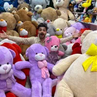 عروسک خرس دو متری تولیدی مستر عروسک