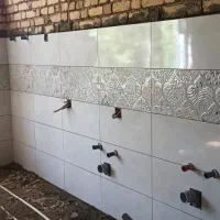 کاشی کاری و‌ سفید‌ کاری