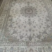 فرش ماشینی نگین مشهد (گل برجسته)۹متری دو تخته
