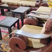 مبل 7نفره همراه(4میزجلو مبلی)