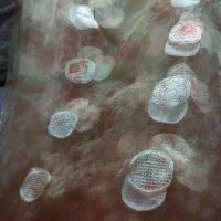 پرده حریر شیشه ای