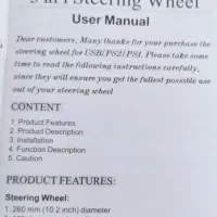 فرمان بازی مدل GT-4 Racing Wheel|کنسول، بازی ویدئویی و آنلاین|رشت, کوی مهر|دیوار